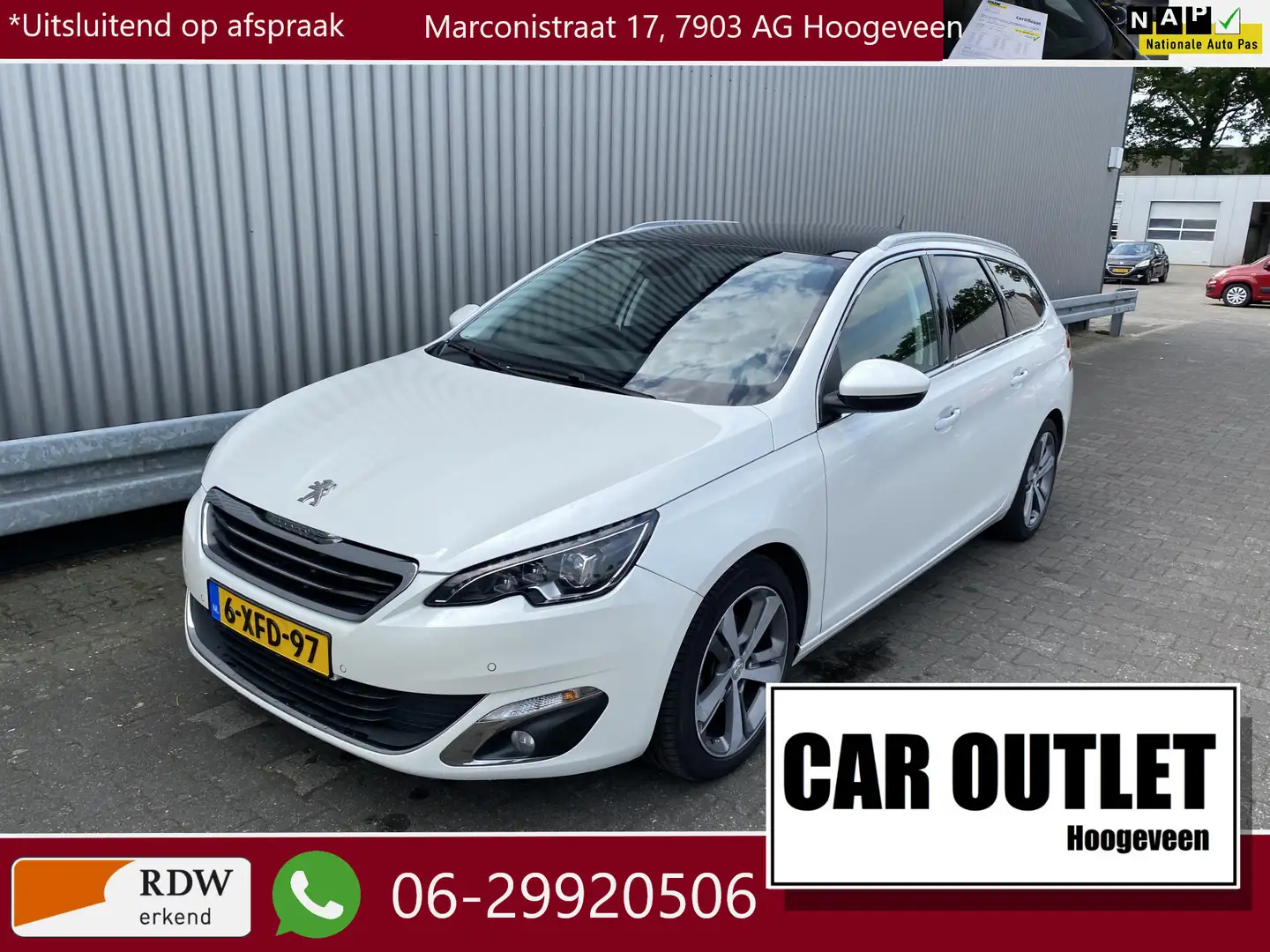 Peugeot 308 SW 1.2 e-THP Première Clima, Navi, Bluetooth, Pano Weiß - 1