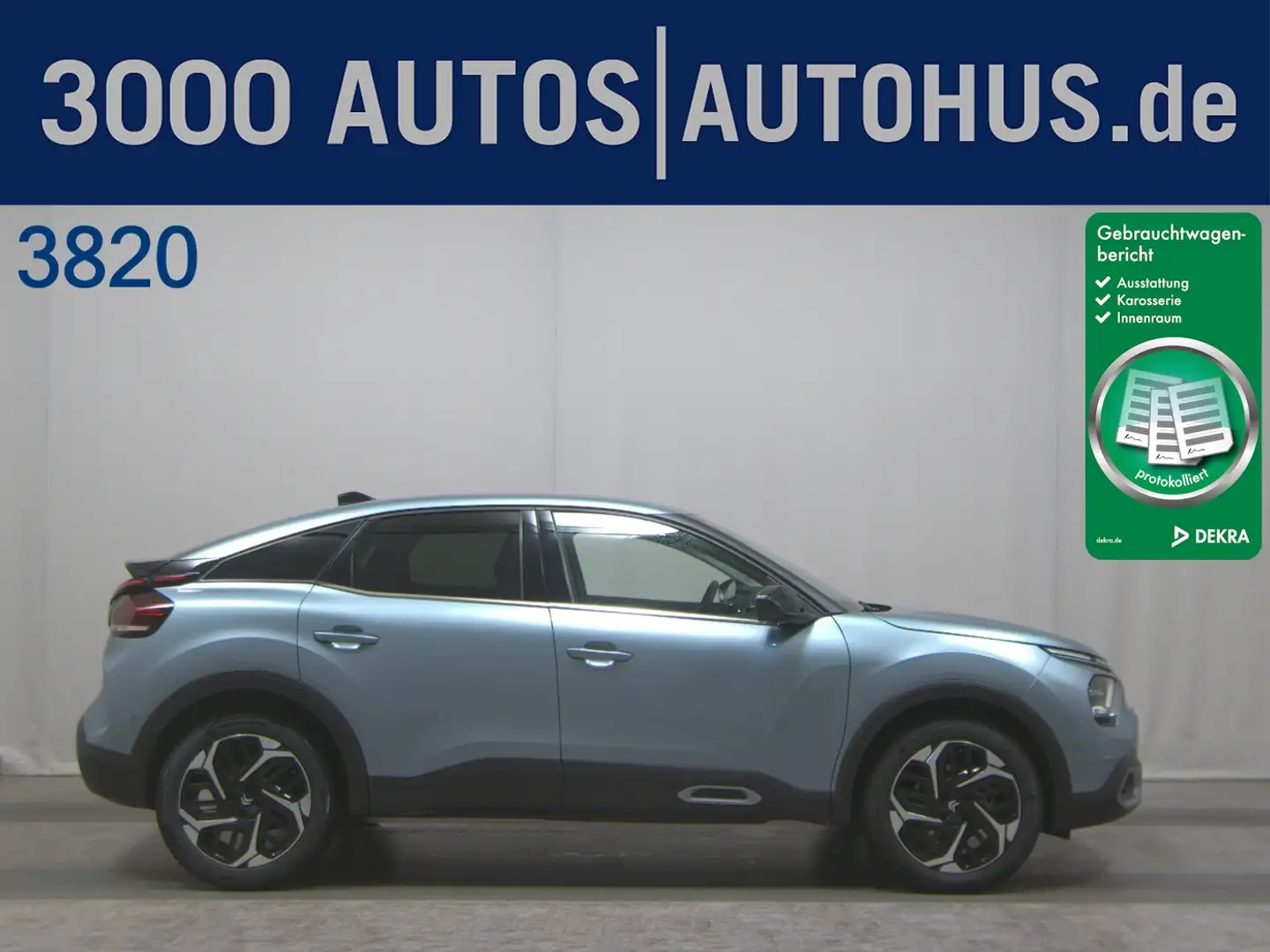 Citroen C4 1.2 PureTech Max T-Leder Navi LED HuD RFK Blau - 1