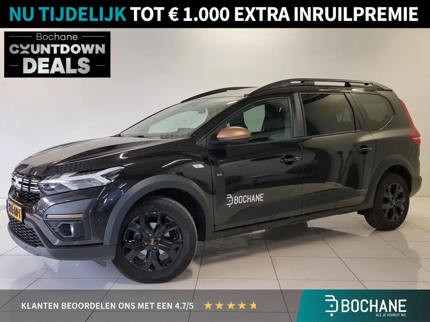 Dacia Jogger 1.0 TCe 110 Extreme 5p. | Navigatie | Dodehoekdete Zwart - 1