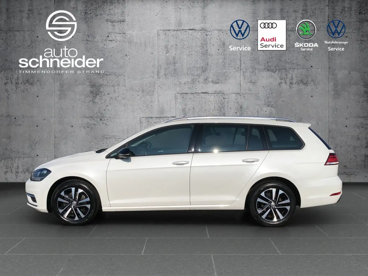 Volkswagen Golf VII Variant 1.0 TSI IQ.DRIVE Navi ACC APP-Connect Blanc - 2