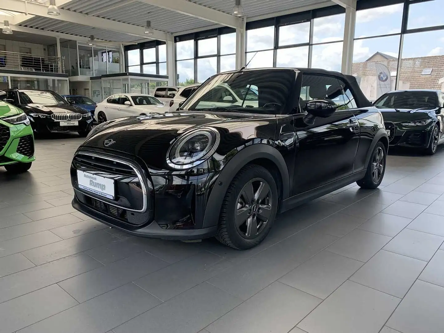 MINI Cooper Cabrio Autom. NAVI/APPLE/LED/DAB/KLIMAAUT Schwarz - 1