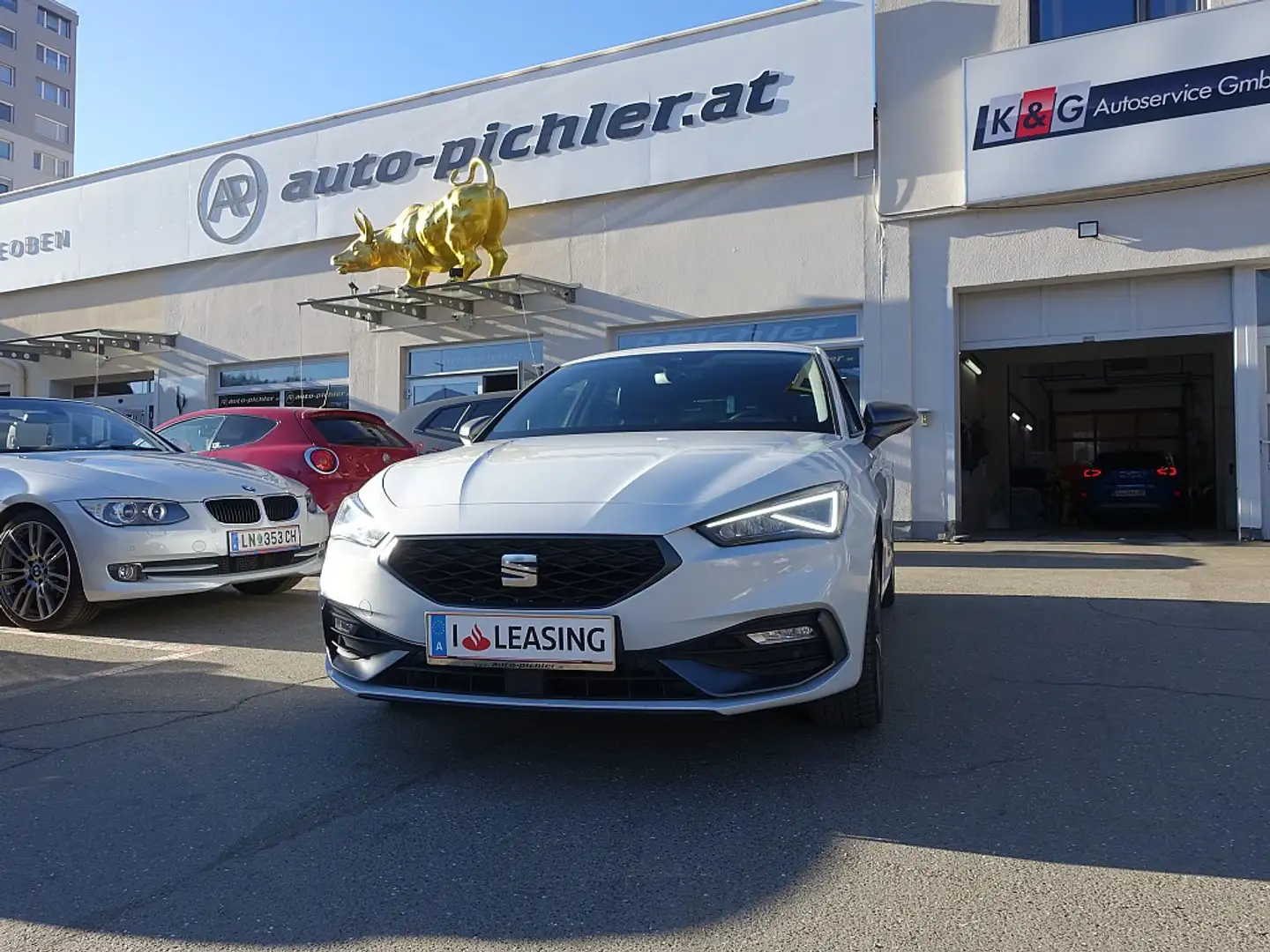SEAT Leon 1,5 TSI ACT FR Assistenz Paket-L,SHZ,RFK,Navi u... Blanco - 1