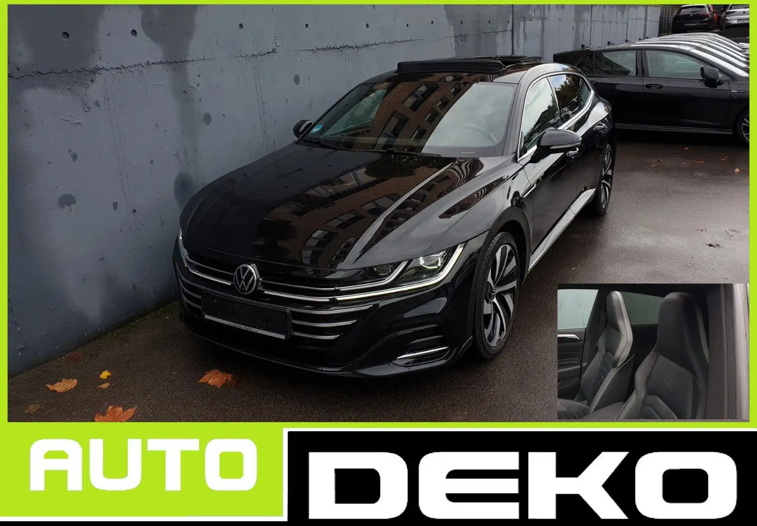 Volkswagen Arteon 2.0 TDI DSG 4M 3 x R-Line Pano/Leder/AHK Schwarz - 1