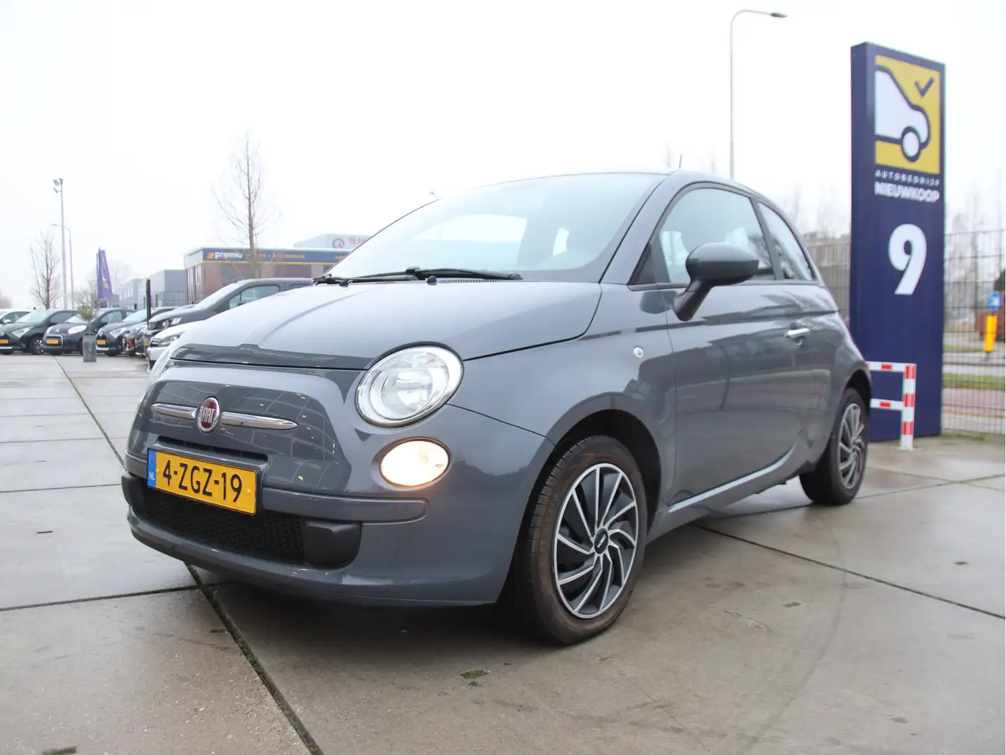 Fiat 500 1.0 TwinAir Pop Carkit, Bluetooth, Airco, Nw APK, Gris - 1