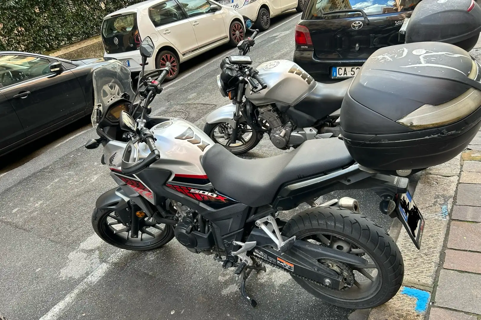 Honda CBX 500 Gri - 1