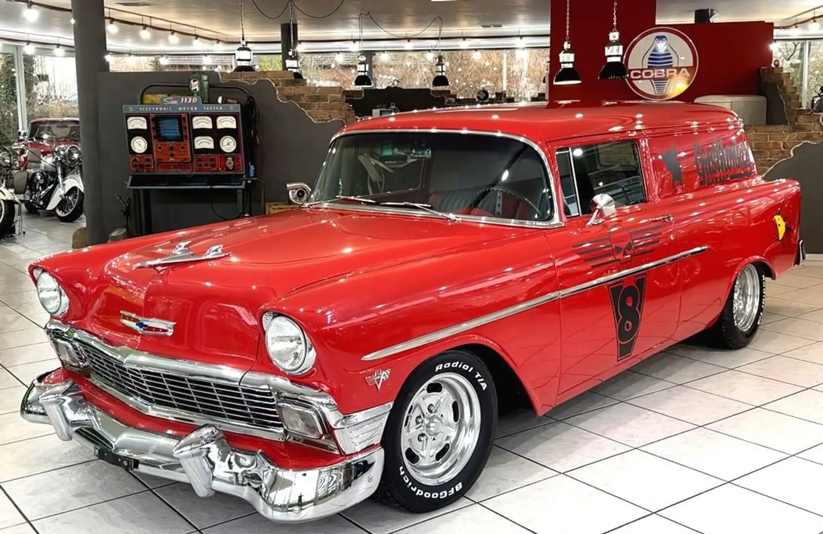 Chevrolet Bel Air Chevy Sedan Delivery 454 cui 7,4 V8 bel air nomad Roşu - 1