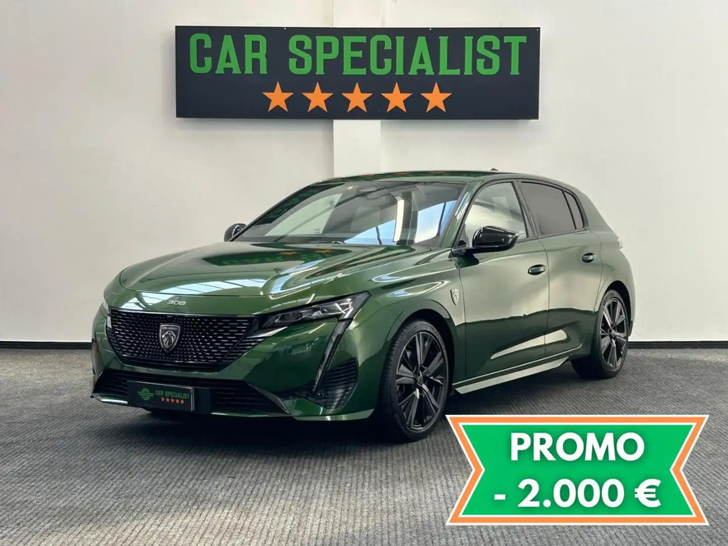 Peugeot 308 BlueHDi 130 EAT8 GT LED|+3D|360°|ACC|CARPLAY Green - 1