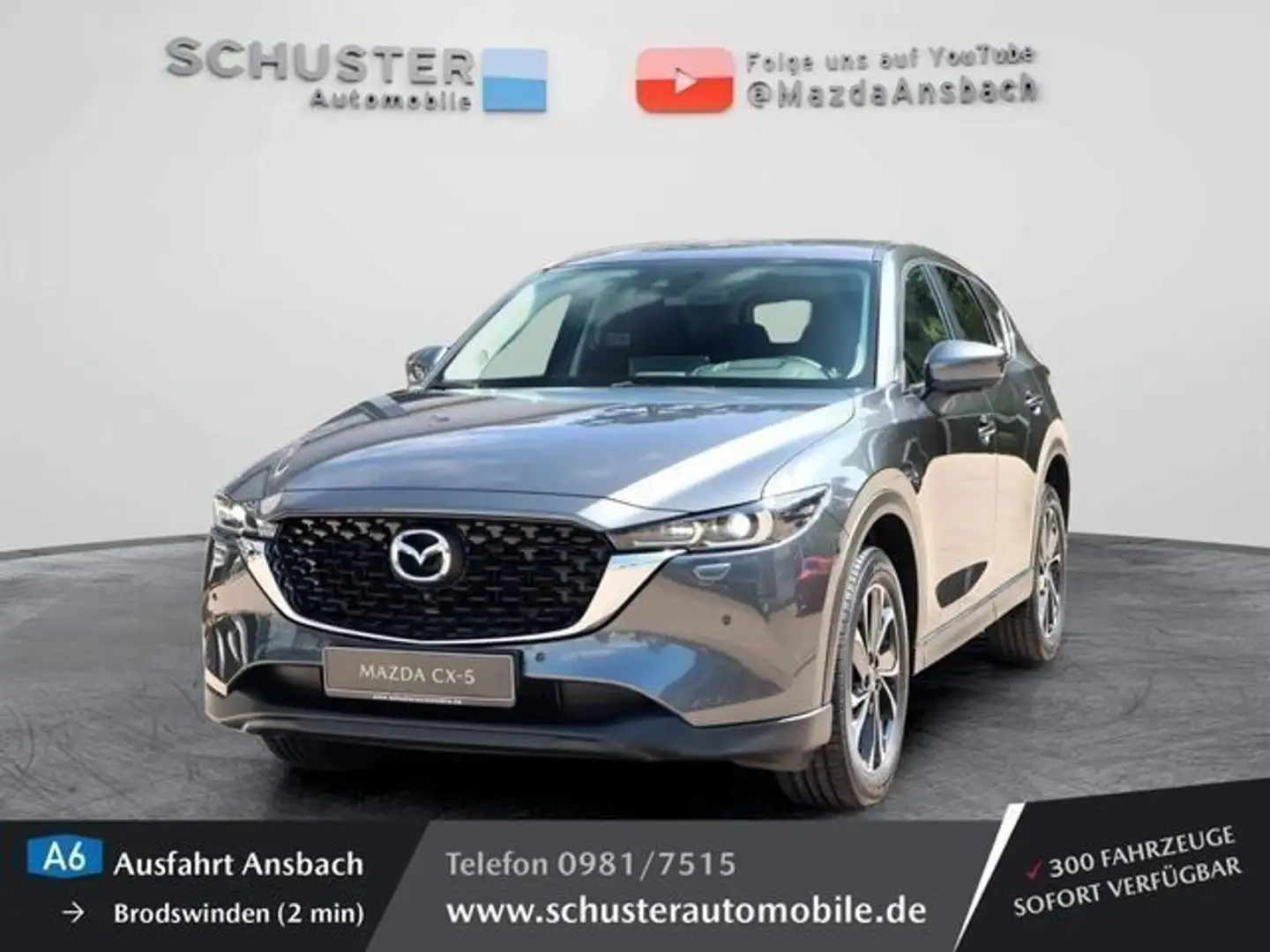 Mazda CX-5 Ad´Vantage 2.0L 165 PS Head-up/360° Kamera/ Grau - 1