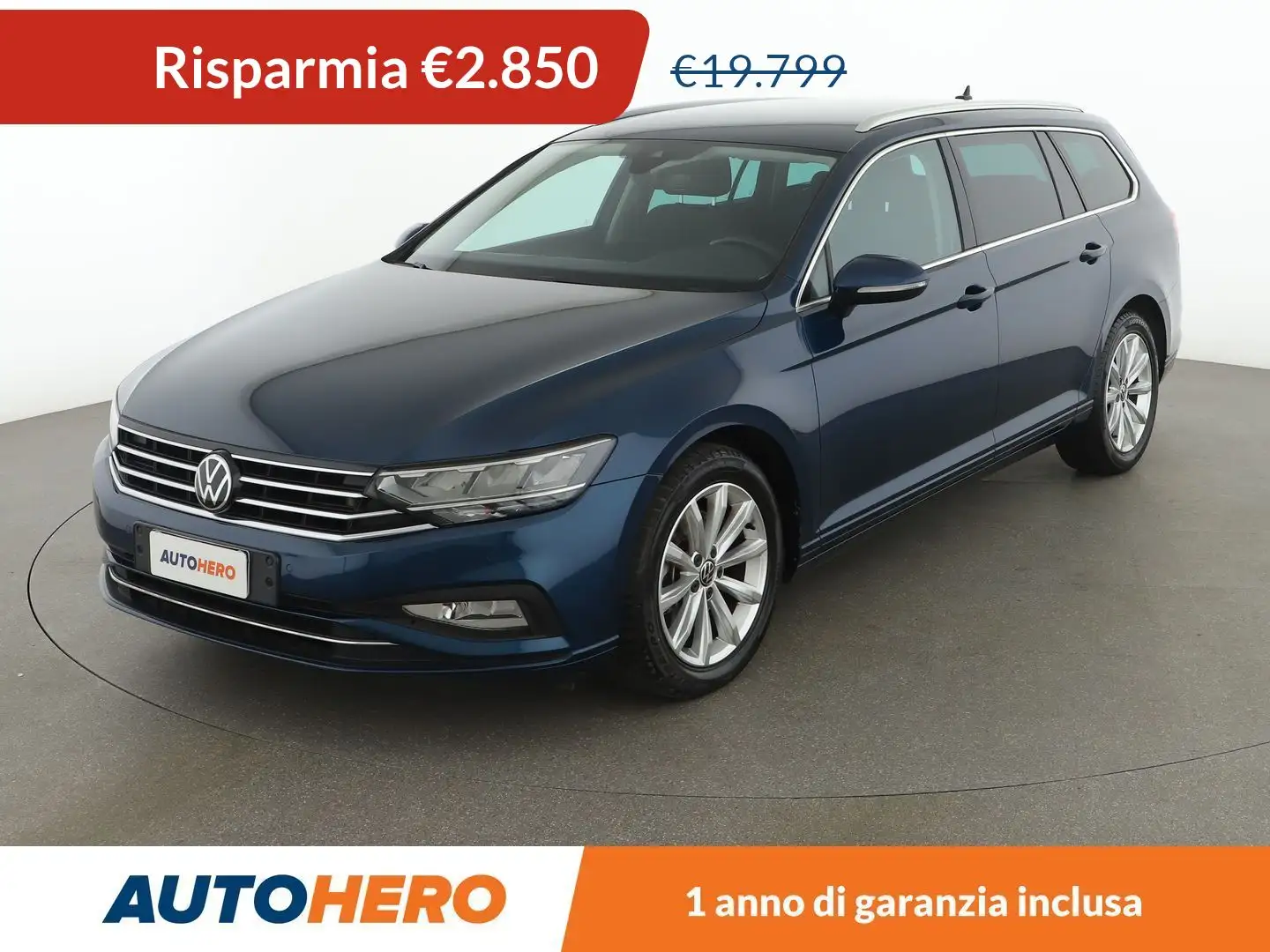 Volkswagen Passat 2.0 TDI Business DSG Modrá - 1