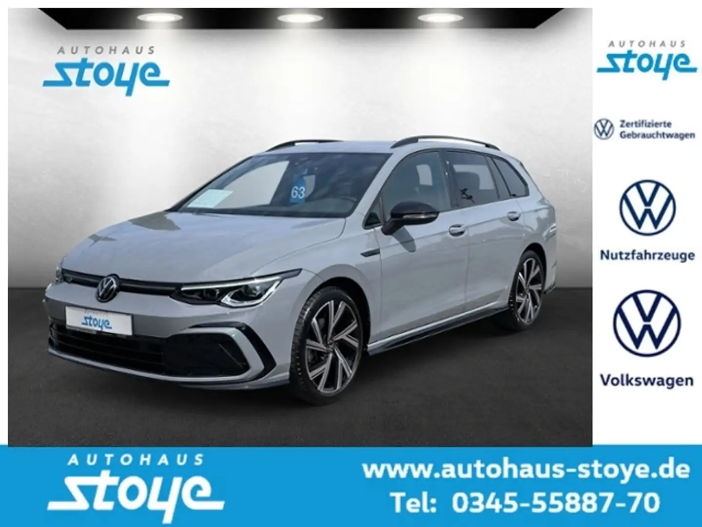 Volkswagen Golf Variant R-Line eTSI DSG Black Style Navi Grau - 1