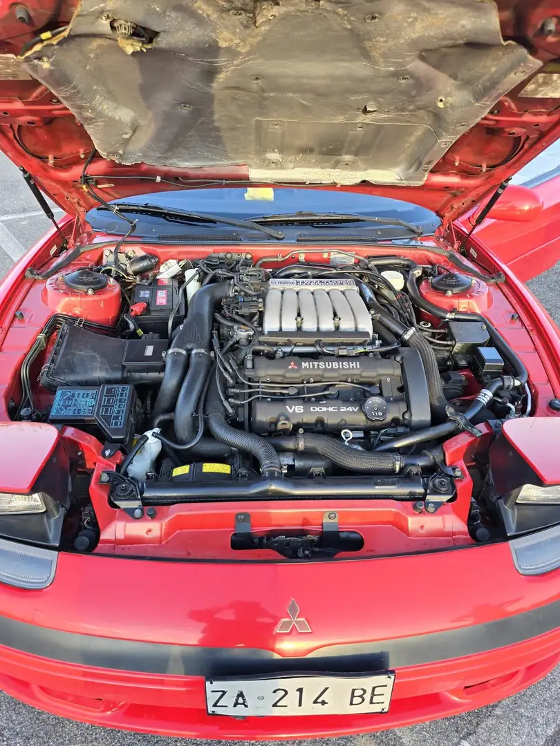 Mitsubishi 3000 GT 3.0 V6 24v biturbo intercooler 4wd Kırmızı - 2