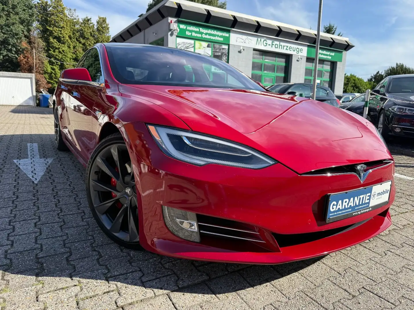 Tesla Model S Performance LUDICROUS RAVEN AUTOP. FSD Roşu - 1