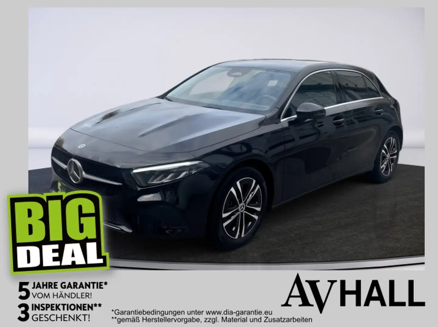 Mercedes-Benz A 180 AHK, AUT Kam., Klimaautomatik,  LED Schwarz - 1
