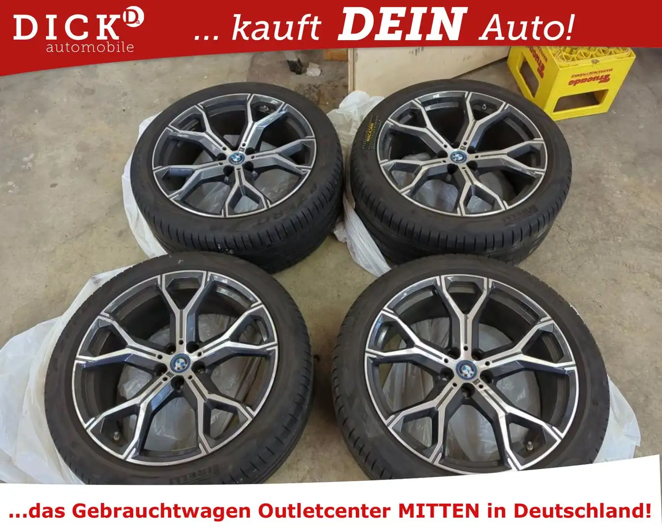 BMW X5 xDr 45e M SPORT/LASER/SOFT/HIFI/360/21"LM/8Fa Schwarz - 2