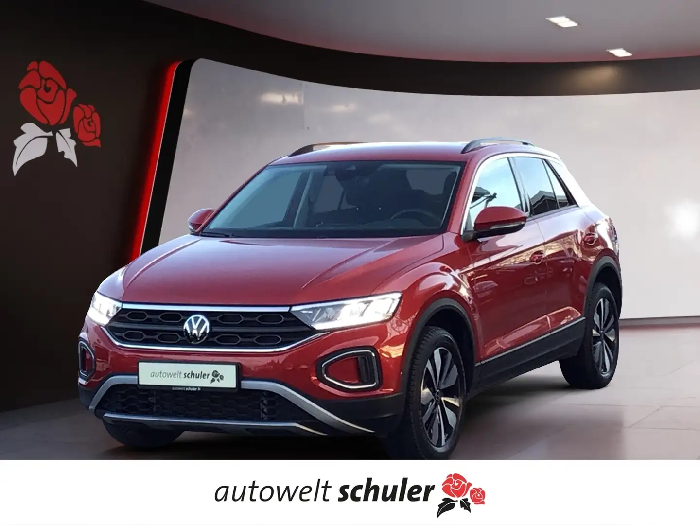 Volkswagen T-Roc 1,5 TSI DSG Move AHK Kamera Navi LED Rot - 1