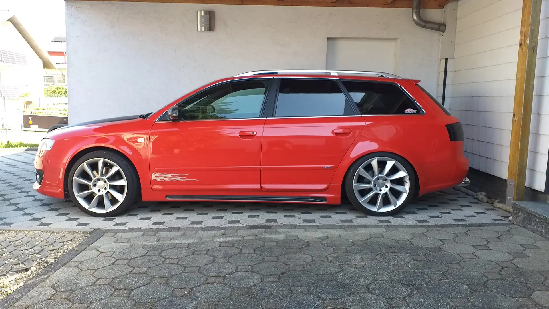 Audi S4 Liebhaberfahrzeug S4 in RS4 Optik 3.0 V6 Diesel Rot - 2