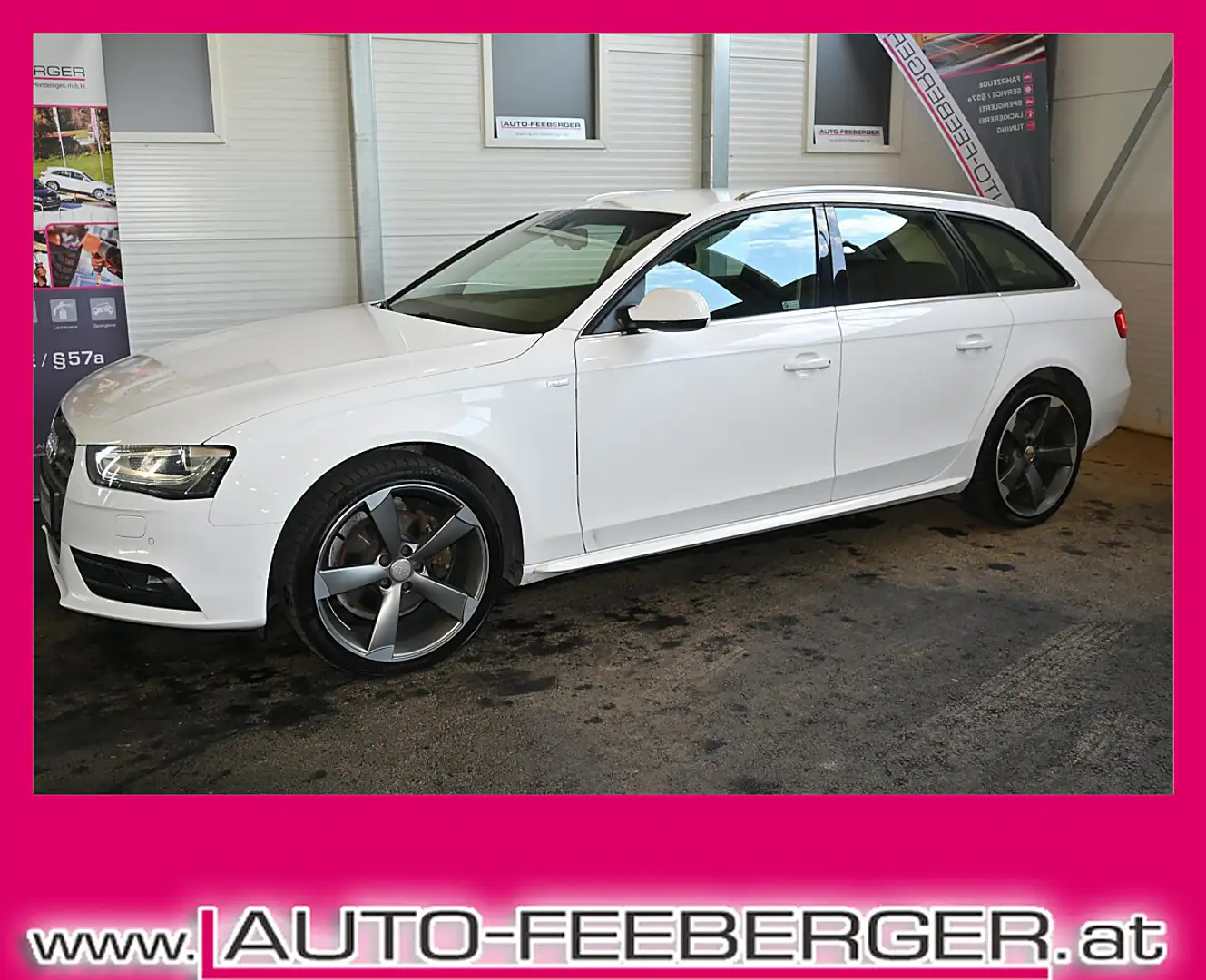 Audi A4 2.0 TDI Basis quattro (110 kW) Weiß - 1
