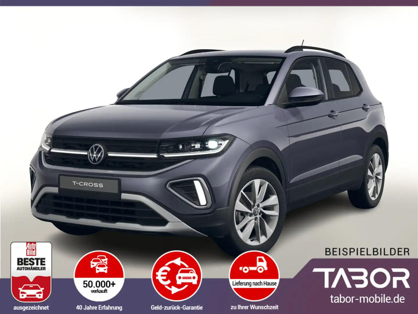 Volkswagen T-Cross 1.5 TSI 150 DSG IQ.Light 17Z IQ.Drive Grau - 1