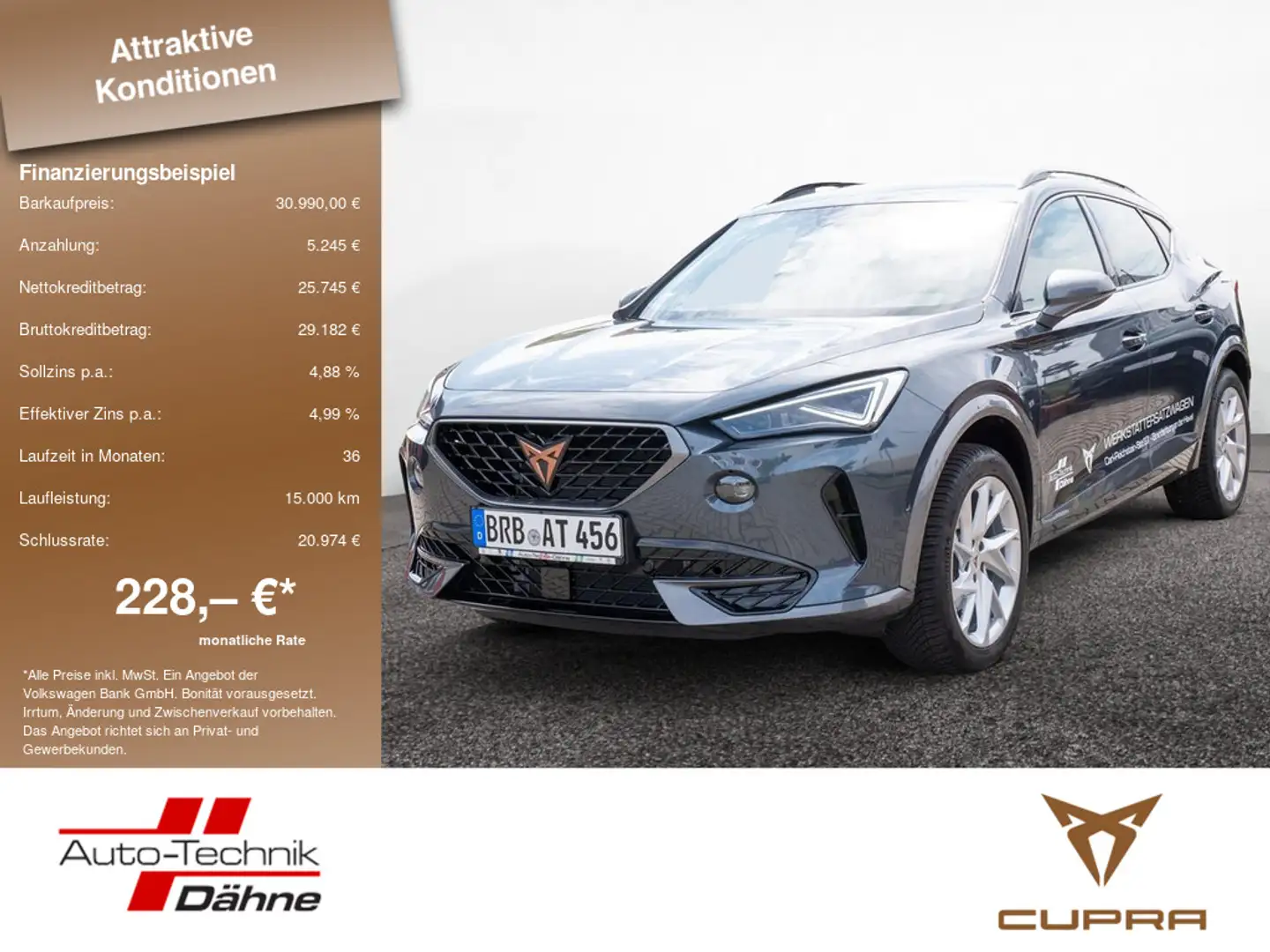 CUPRA Formentor 1.5 TSI SHZ KAMERA ACC MATRIX-LED Grau - 1