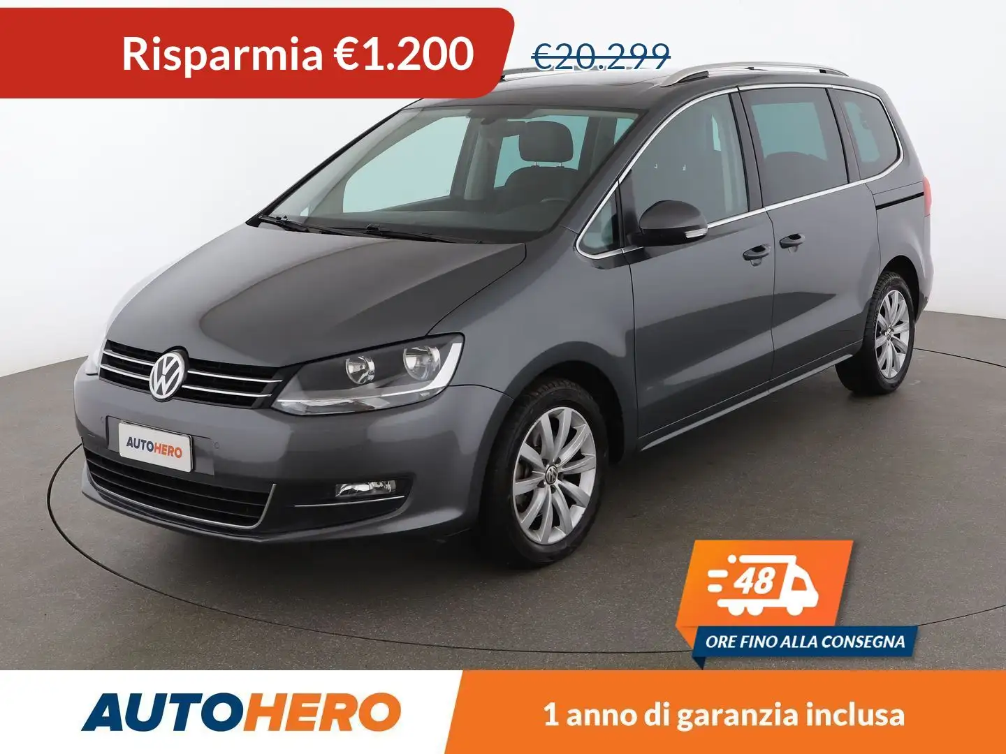 Volkswagen Sharan 2.0 TDI Executive BlueMotion Серый - 1