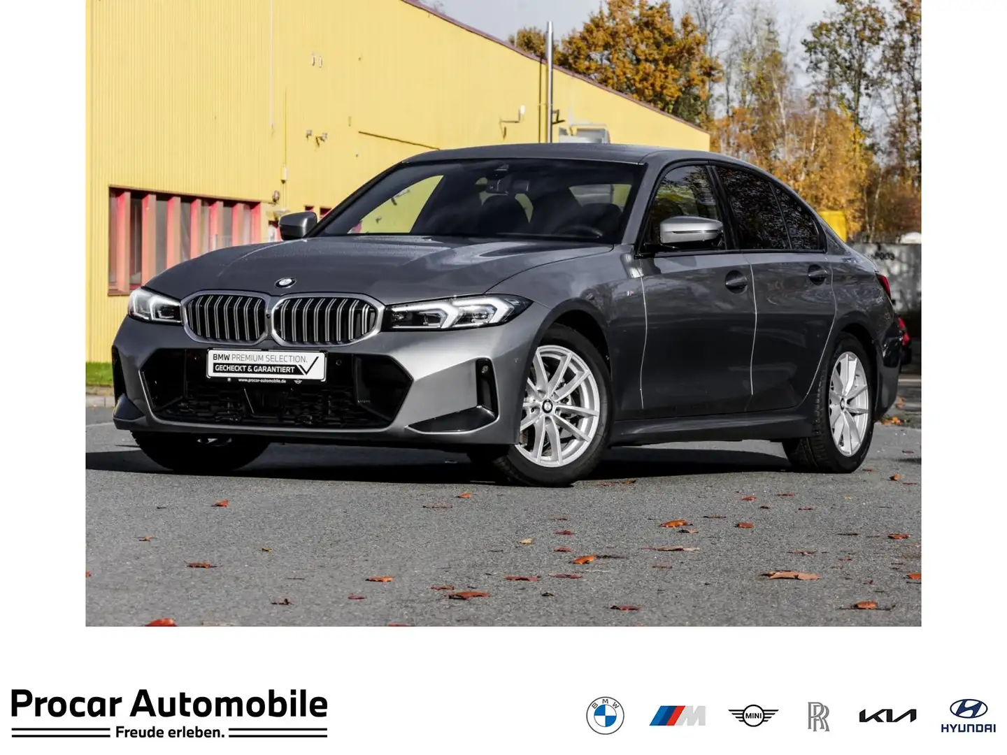 BMW 320 d xDrive ADAPT.LED+ACC+HuD+HiFi+DA+360° Gris - 1