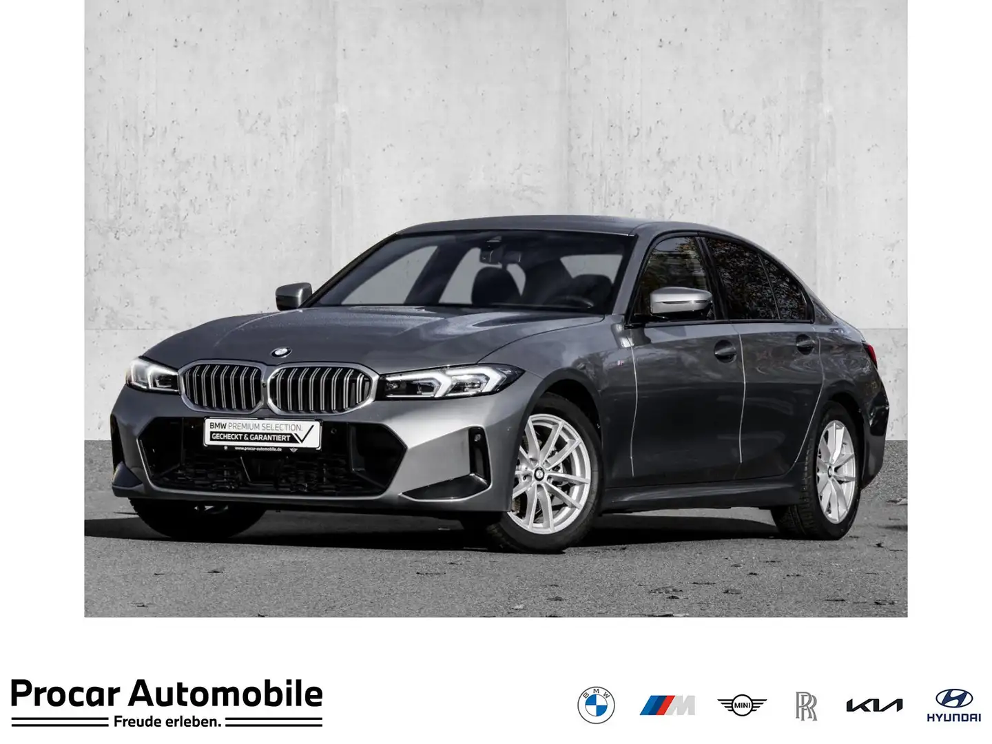 BMW 320 d xDrive ADAPT.LED+ACC+HuD+HiFi+DA+360° Grau - 1