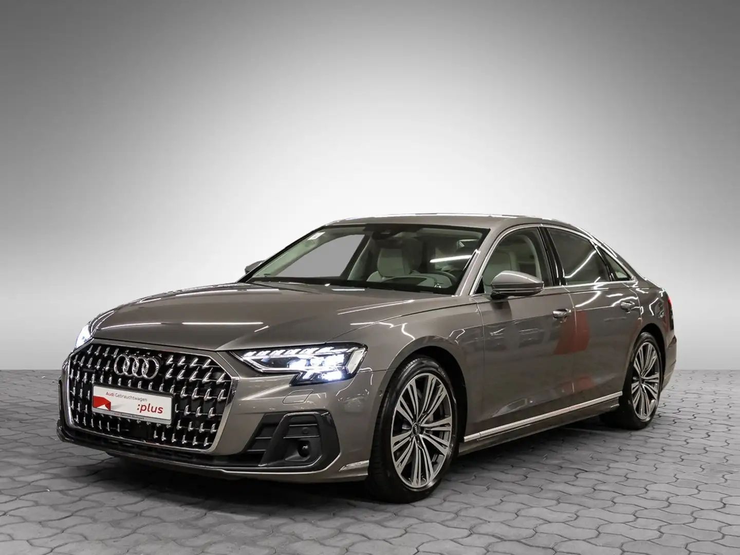 Audi A8 55 TFSI qu Matrix HUD Sitzlüftung+Massage B&O Grau - 2