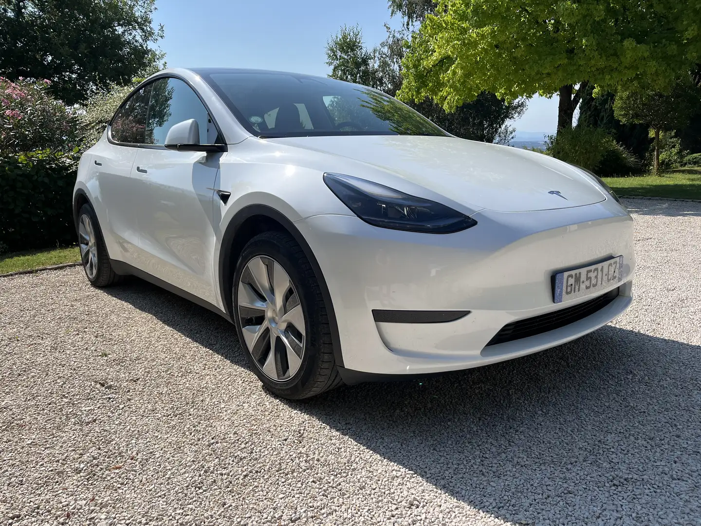 Tesla Model Y propulsion Blanc - 2