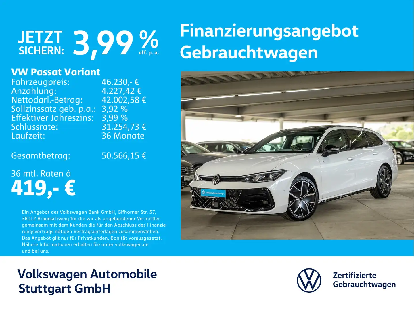 Volkswagen Passat Variant R-Line 2.0 TSI DSG Kamera AHK Pan Weiß - 1