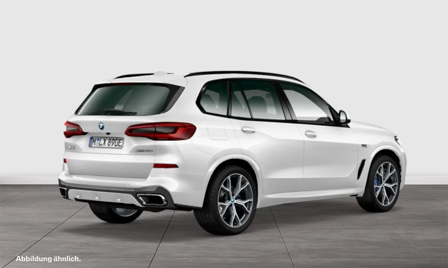 BMW X5 xDrive45e M Sport HUD NAVI LED Laser PDC V+H Weiß - 2