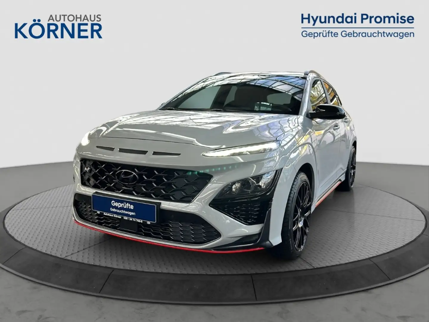 Hyundai KONA N Performance 2.0 T-GDI *LED*KRELL*CAM*CARPLAY* Grijs - 2