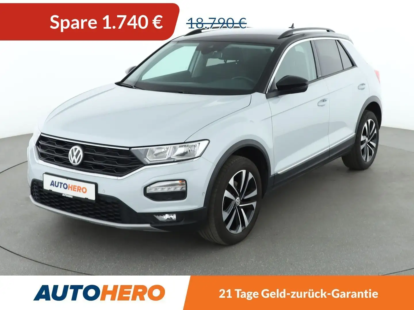 Volkswagen T-Roc 1.5 TSI ACT IQ.DRIVE*NAVI*CAM*ACC*SPUR*PDC*SHZ* Weiß - 1