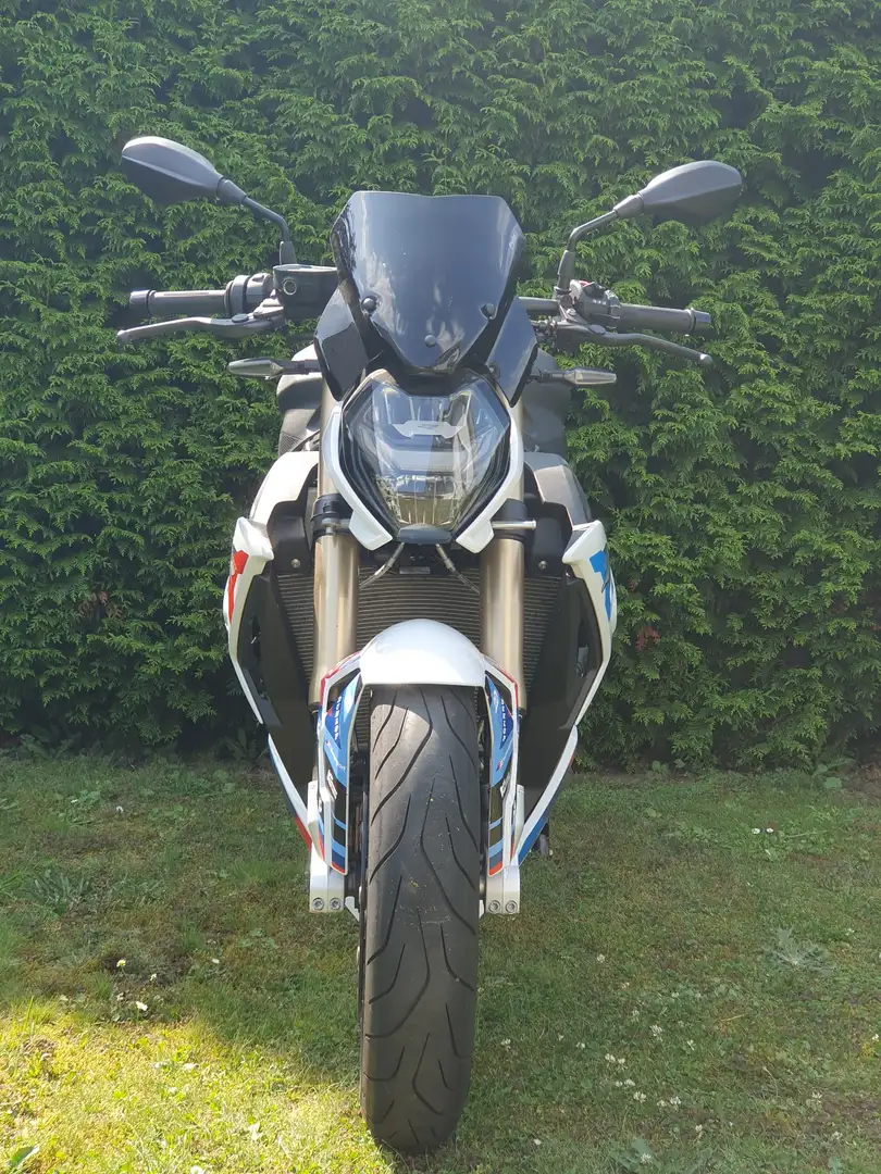 BMW S 1000 R K63 M Paket weiss Schmiederäder Akrapovic Blanc - 2