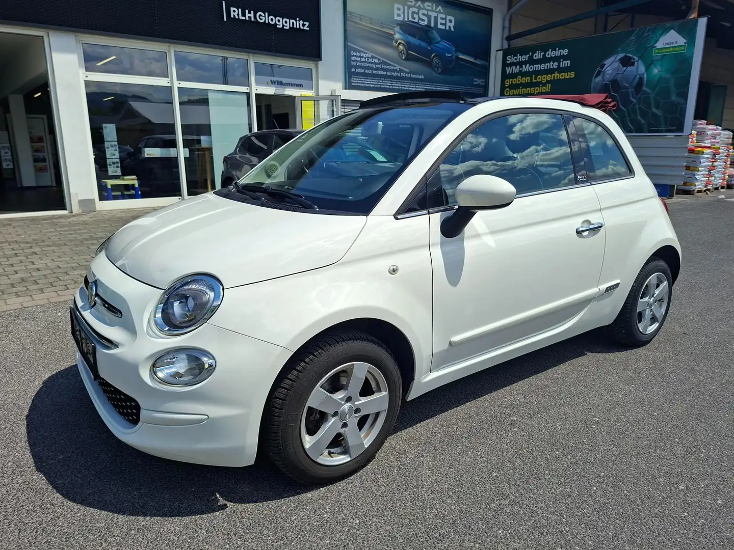 Fiat 500 Lounge Weiß - 1