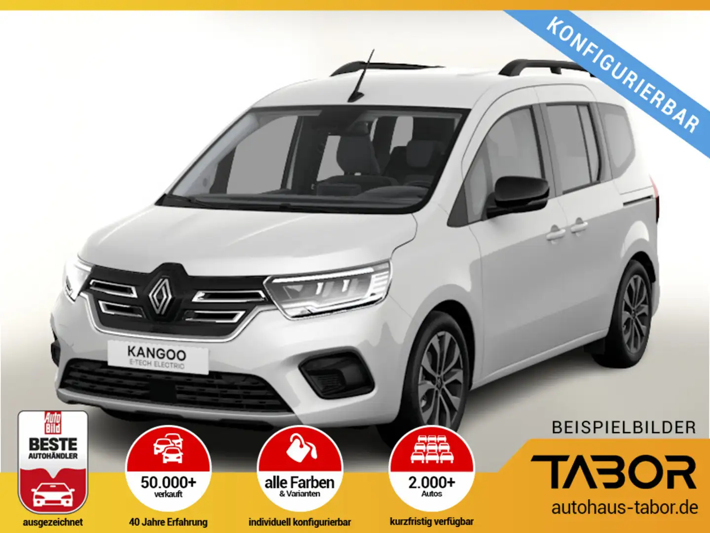 Renault Kangoo E-TECH E-Tech Techno AC22 Alb - 1