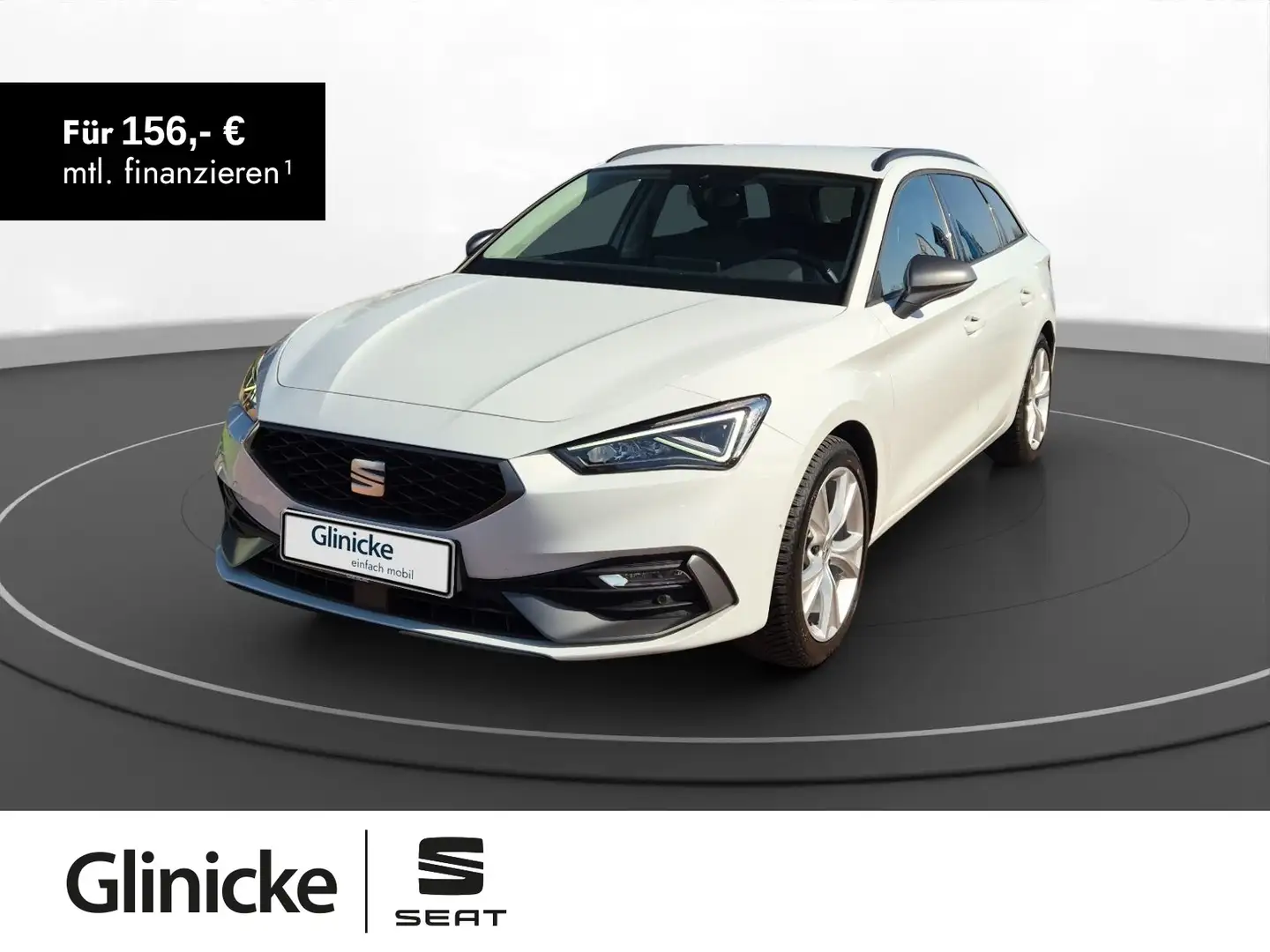 SEAT Leon 1.5 eTSI DSG Sportstourer Navi Kamera SiHz Weiß - 1