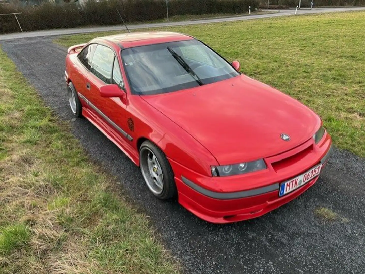 Opel Calibra Motor C20NE- OPTITUNING-H Kennzeichen Rojo - 2