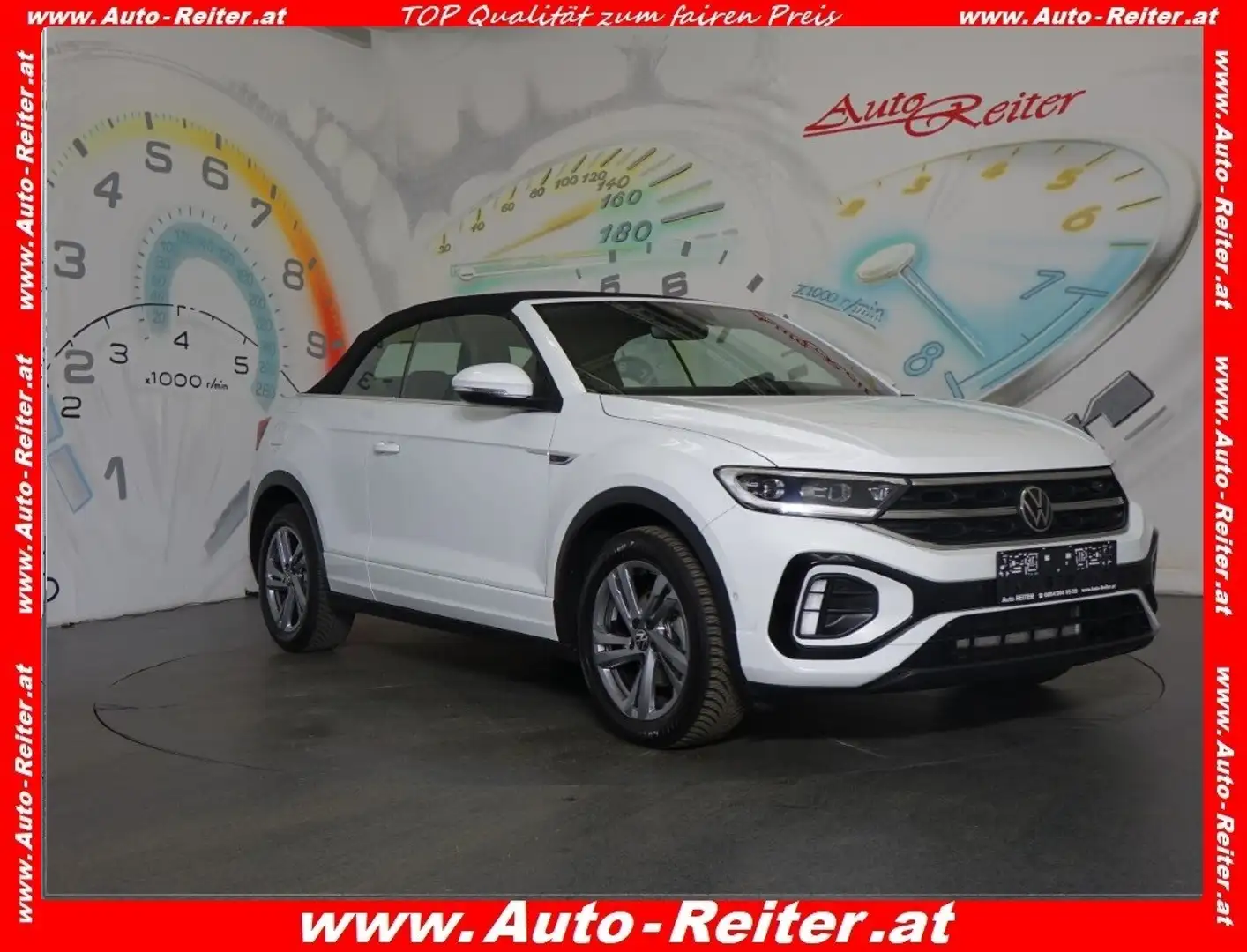 Volkswagen T-Roc Cabrio 1,5 TSI ACT R-Line DSG *LED, NAVI, SCHAL... Weiß - 1