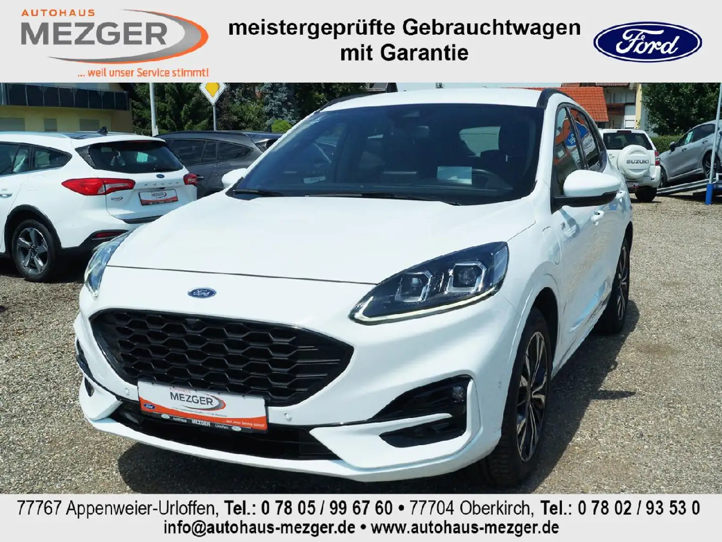 Ford Kuga Plug-In Hybrid ST-Line X Blanc - 1