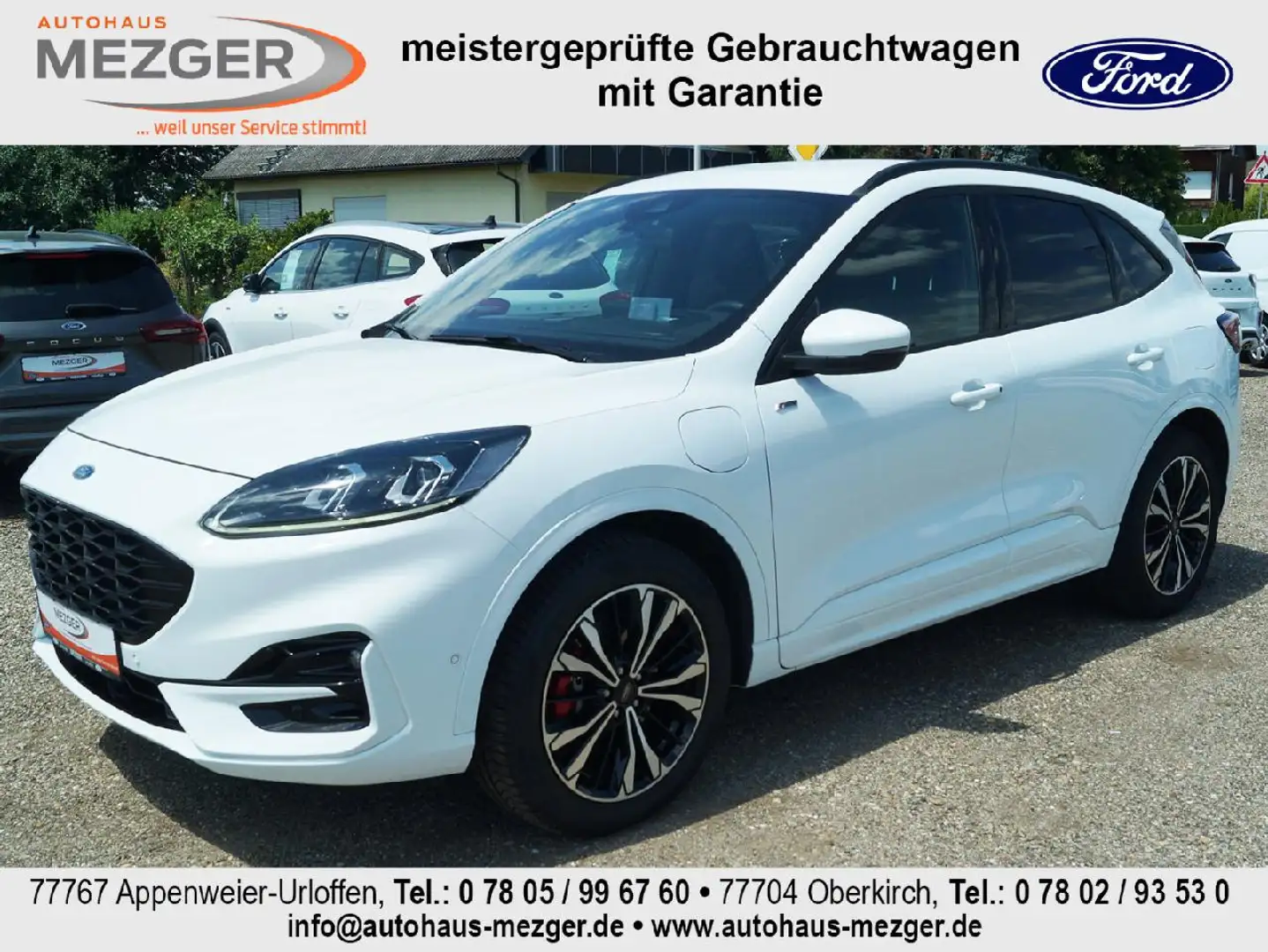 Ford Kuga Plug-In Hybrid ST-Line X Blanc - 2
