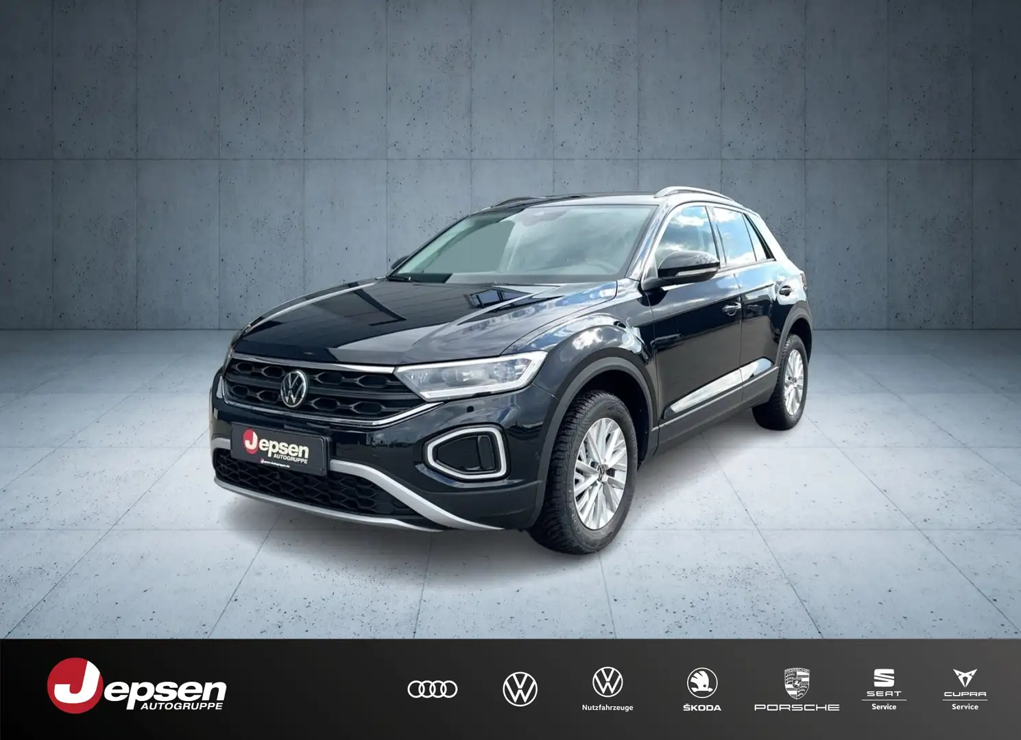 Volkswagen T-Roc 1.0 TSI Life /NAVI /GANZJAHRESREIFEN Schwarz - 1