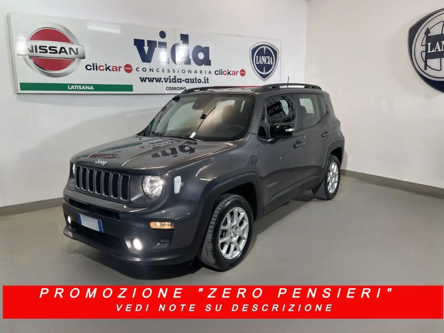 Jeep Renegade 1.3 T4 190CV PHEV 4xe AT6 Grigio - 1