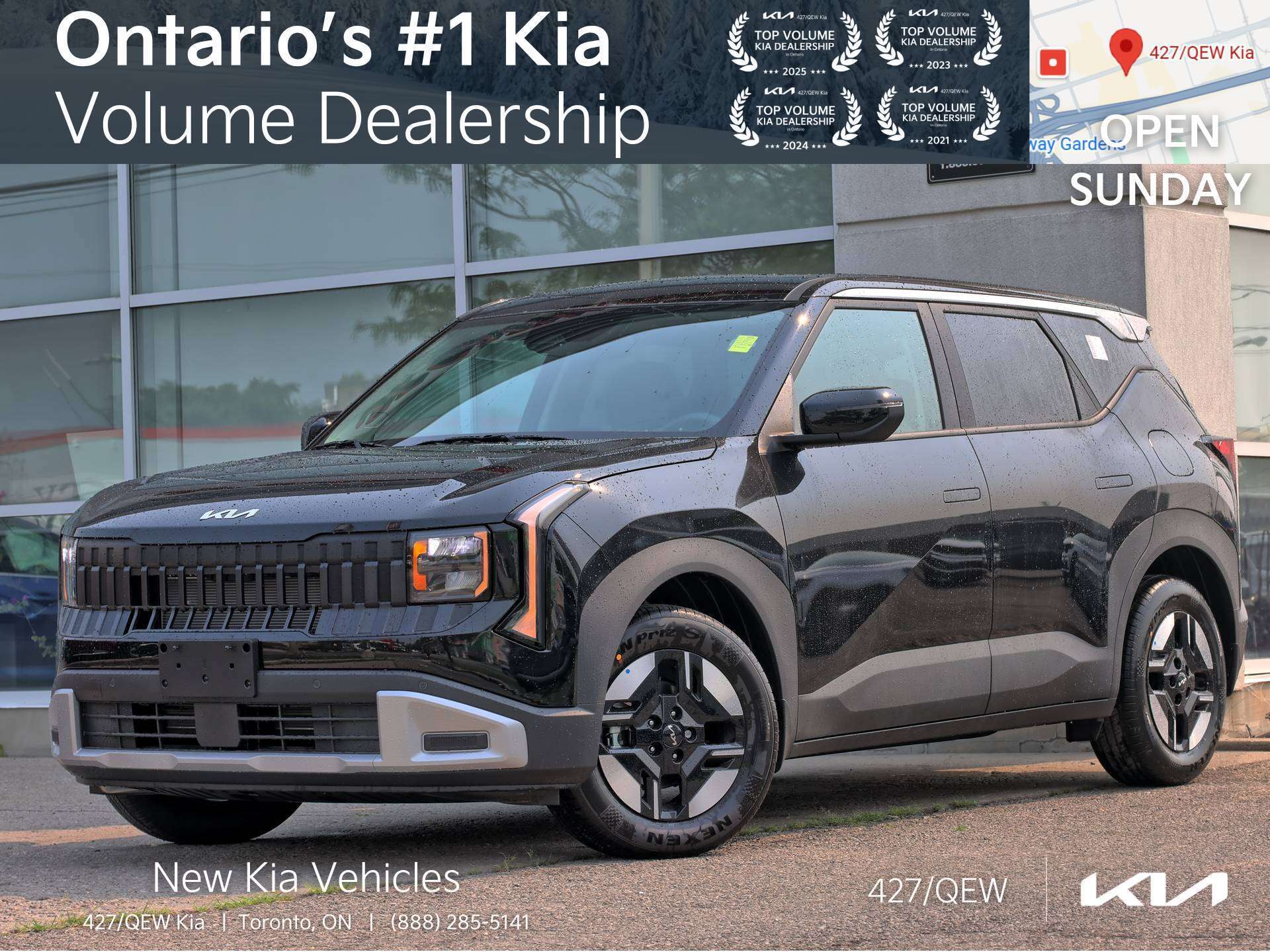 Black 2027 Kia Seltos SUV / Crossover Front-Wheel Drive Automatic