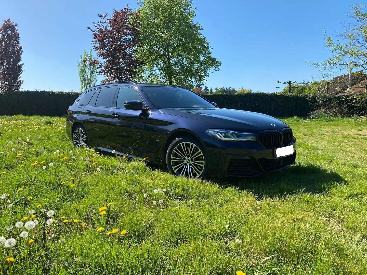 BMW 530 BMW PREMIUM SELECTION 530e xDrive touring Full! Blauw - 2