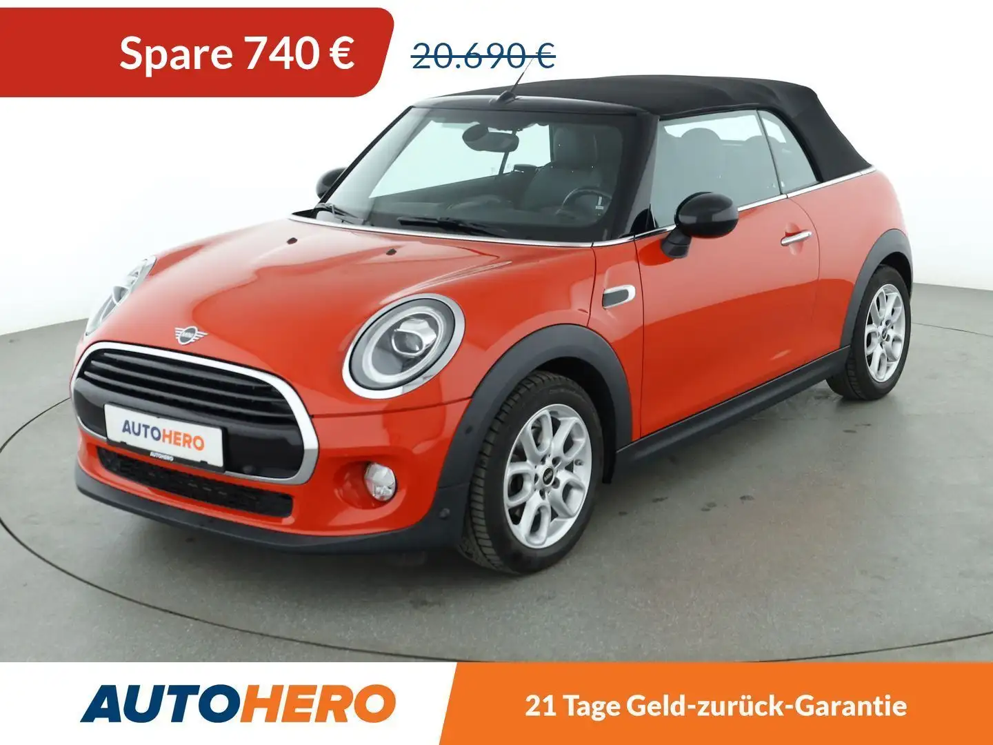 MINI Cooper Cabrio Cooper*NAV*LED*TEMPO*CAM*PDC*SHZ Orange - 1