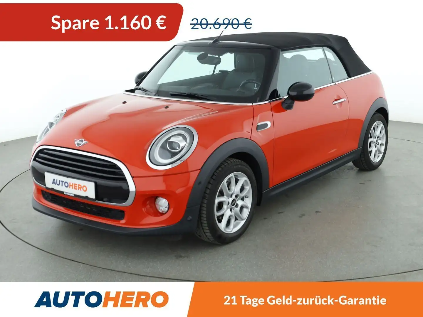 MINI Cooper Cabrio Cooper*NAV*LED*TEMPO*CAM*PDC*SHZ Orange - 1