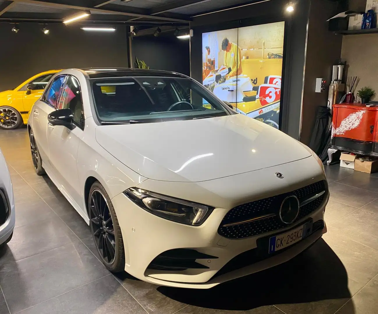 Mercedes-Benz A 200 Classe A 200d Premium Night edition *TETTO* *FULL* Blanc - 1