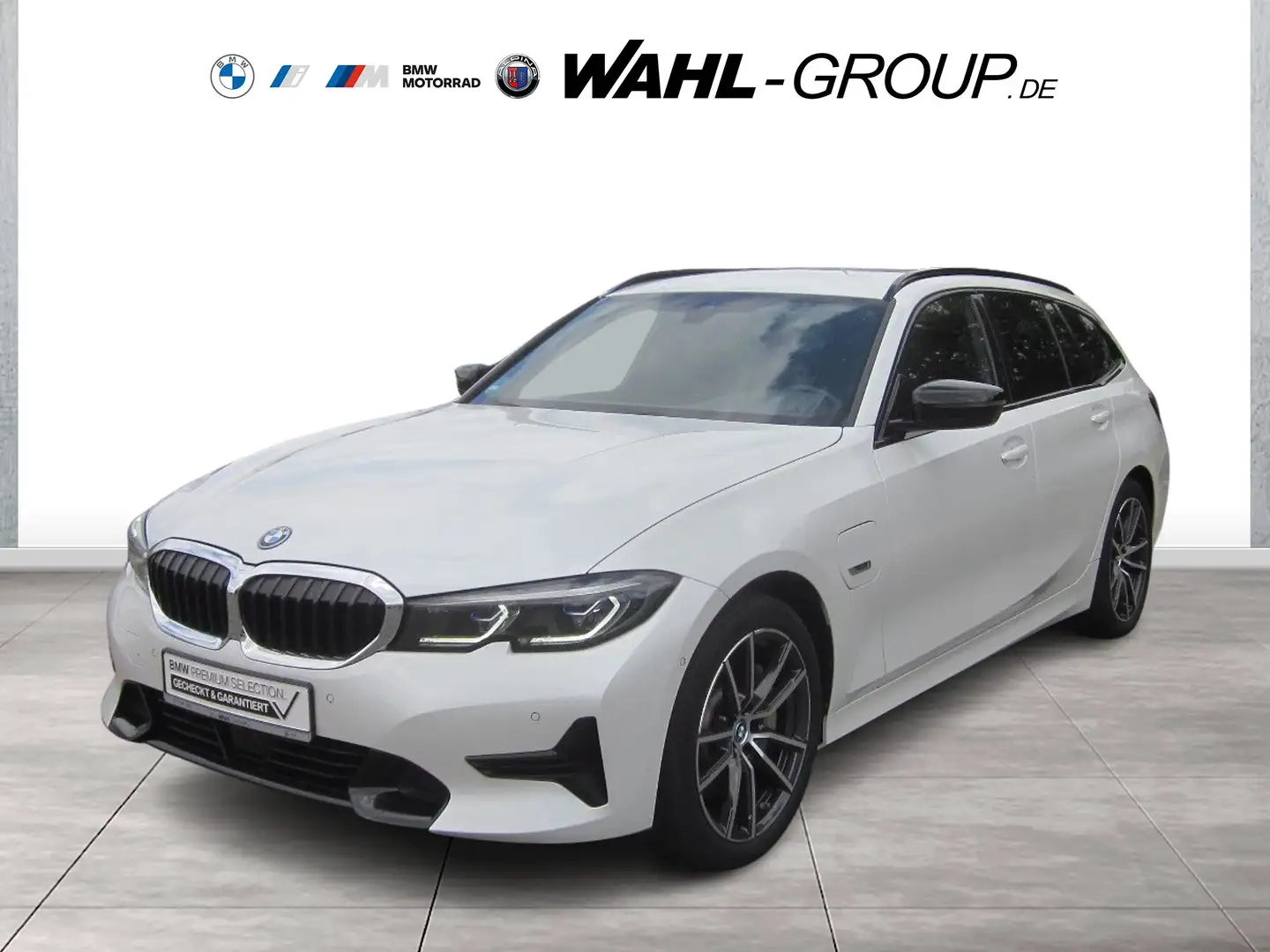 BMW 330 e TOURING SPORT LINE LC PROF LASER AHK HIFI  DAB A Weiß - 1