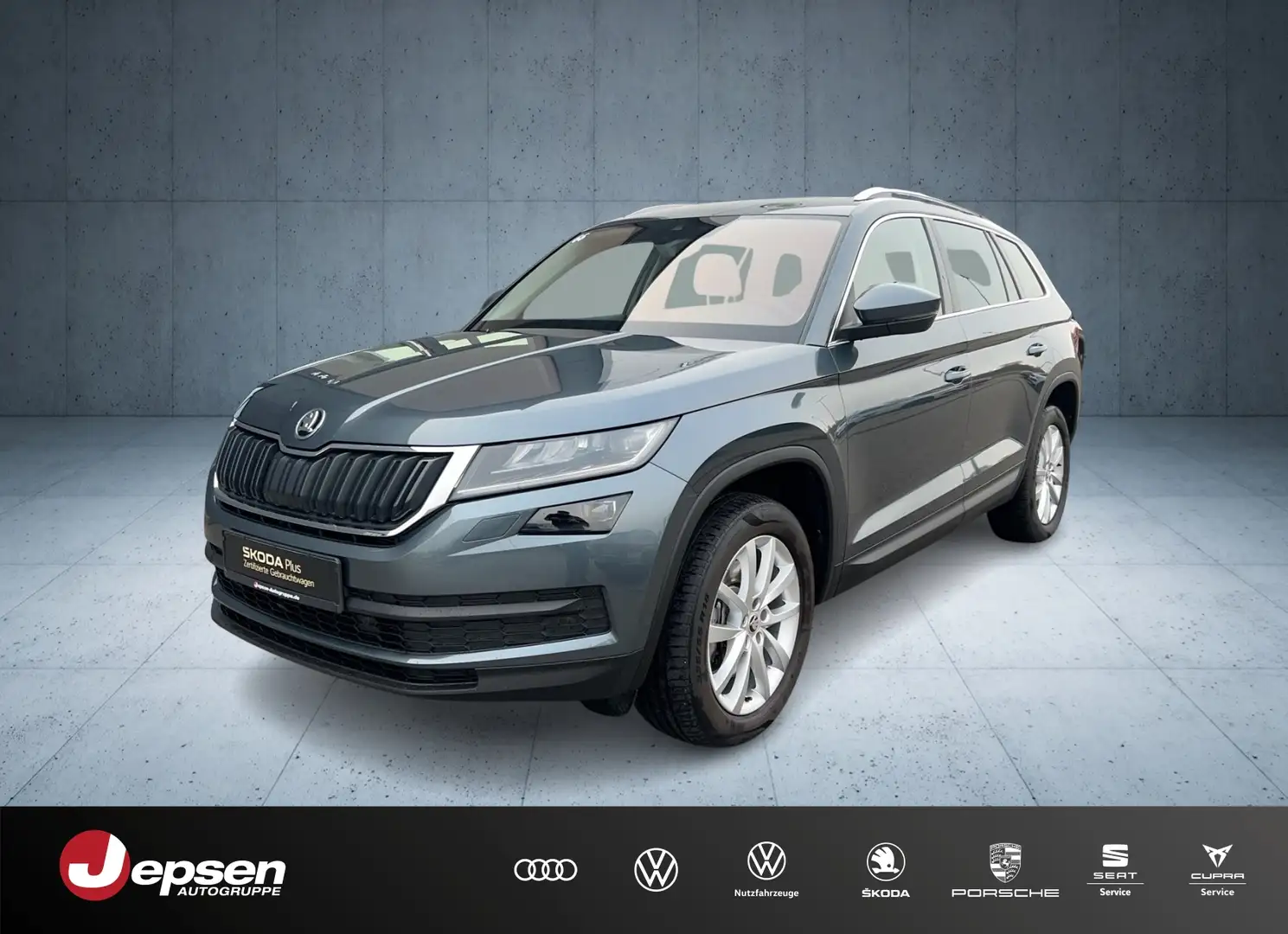 Skoda Kodiaq 2.0 TDI DSG 4x4 Style /7-SITZER /LEDER /AHK Grau - 1