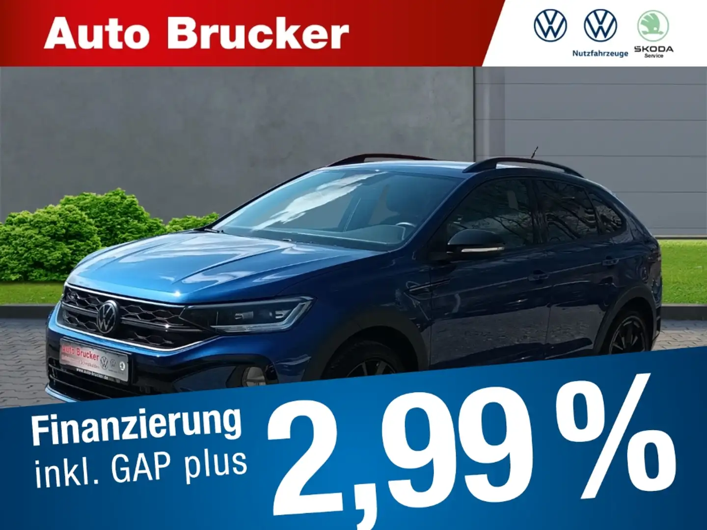 Volkswagen Taigo R-Line 1.0 TSI+Anhängerkupplung+Rückfahrkamera+Spu Blau - 1